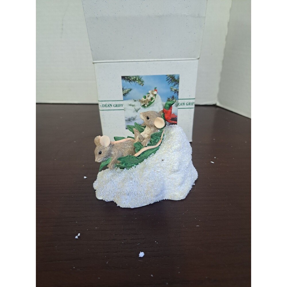 Charming Tails Flying Leaf Saucer Figurine